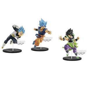 DRAGON BALL SUPER BROLY - ULTIMATE SOLDIERS THE MOVIE - Set of 3 [Banpresto] [Used]