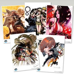 SNK 40th anniversary illustration Poster 5 Set Limited Edition [Goods]