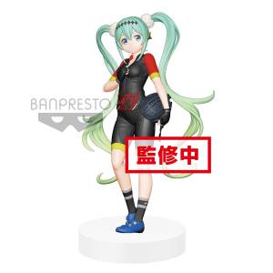 Hatsune Miku Racing Ver. - EXQ Figure - Racing Miku 2018 TeamUkyo Support Ver. [Banpresto] [Occasion]