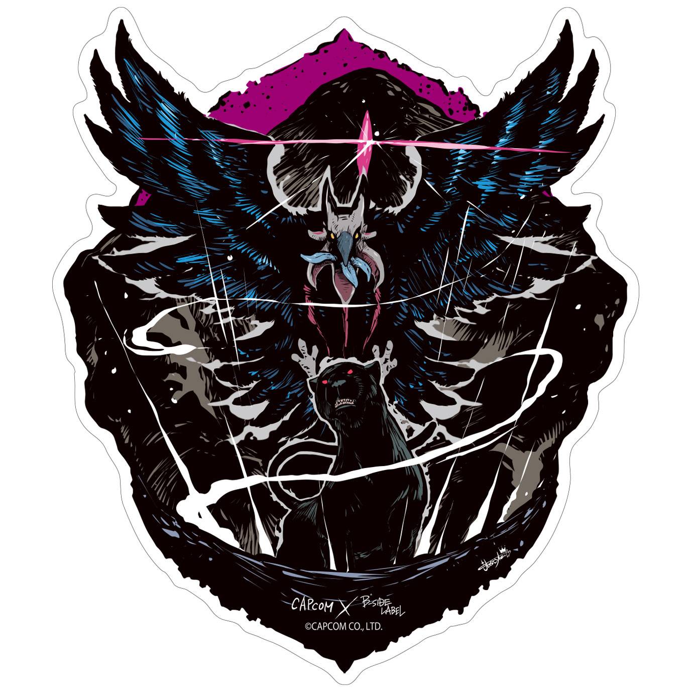 Capcom x B-SIDE LABEL Sticker - Devil May Cry 5 Demonic Beast [Goods]