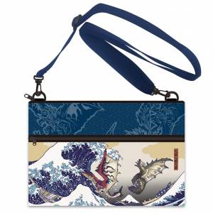 Monster Hunter - Ukiyoe Pouch / Sacoche Rathalos & Rathian x Fugaku [Goods]